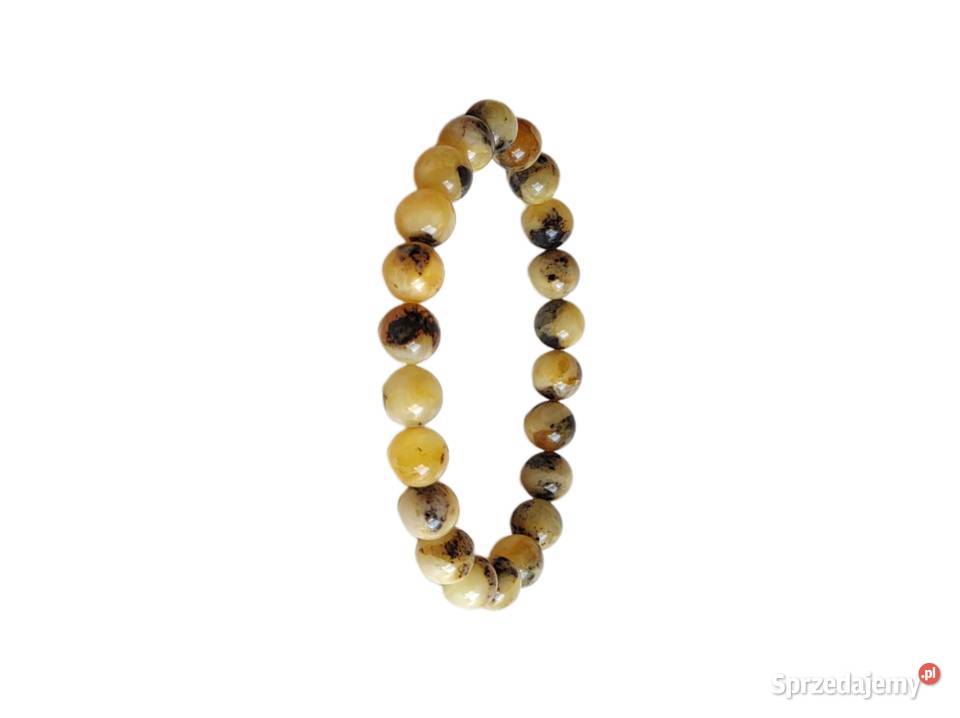 7517 Pstrokate Bursztynowe Kulki Bransoletki