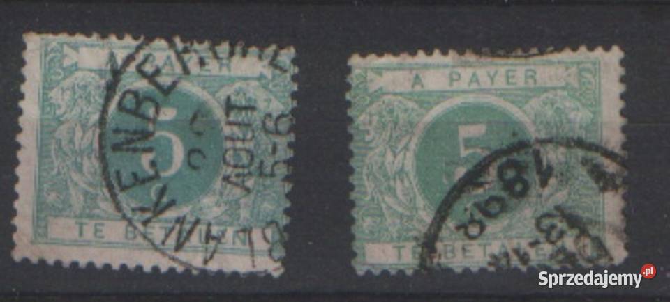 Zn Belgia Porto Mi 3a b kas 1895 Gliwice