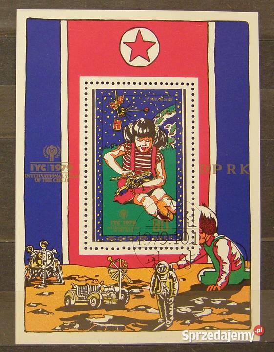 Znaczki pocztoweKoreaBloczek 2 Łódź