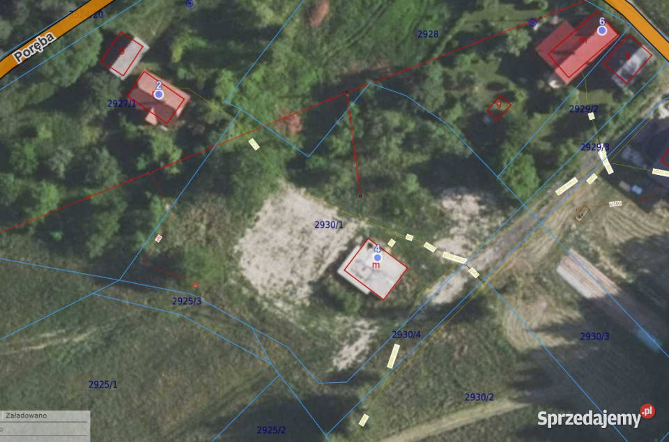 sprzedaży działki 2983m2 Odrzykoń 2983m2