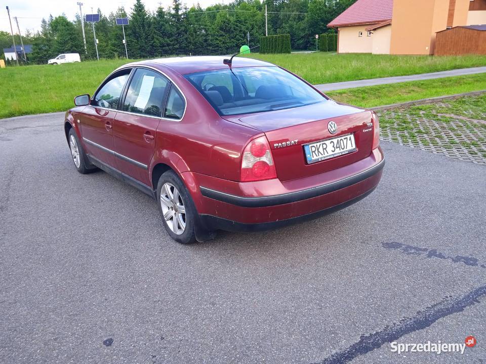 Volkswagen Passat B5 19 TDI 130 napęd 4x4 diesel Volkswagen Krosno