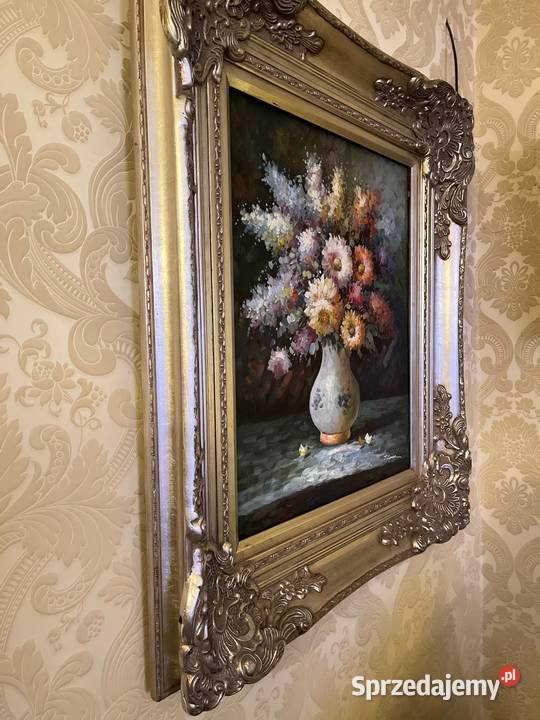 Ogromny obraz 8777 na płótnie przepiękna Malarstwo Bystrzyca Kłodzka