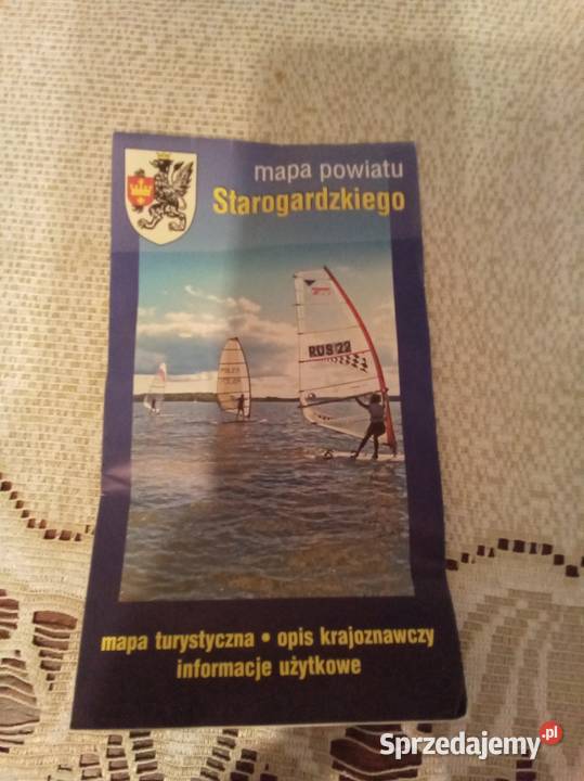 Mapa powiatu starogardzkiego miękka Warszawa sprzedam