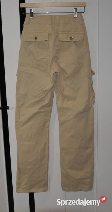 Bershka Cargo bojówki beż 32 XXS Wrocław
