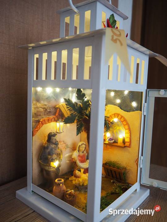 Lampion bożonarodzeniowy ręcznie robiony Boże Narodzenie Żory