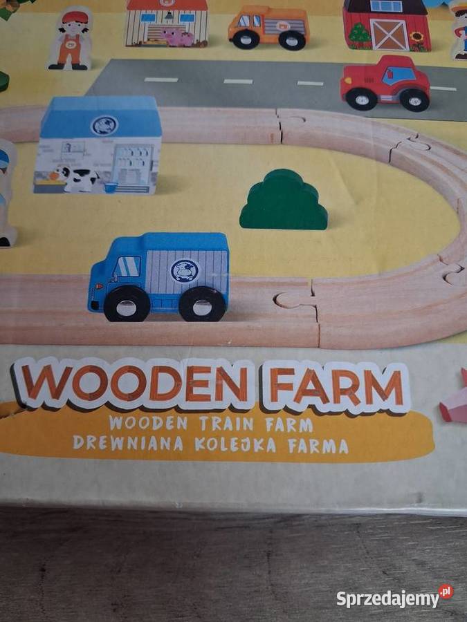 Kolejka drewniana farma Żywiec