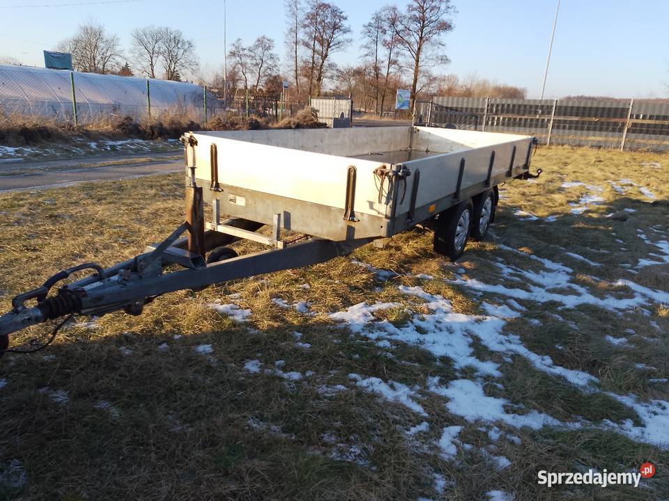 Przyczepa przyczepka ciężarowa dwuosiowa Turek