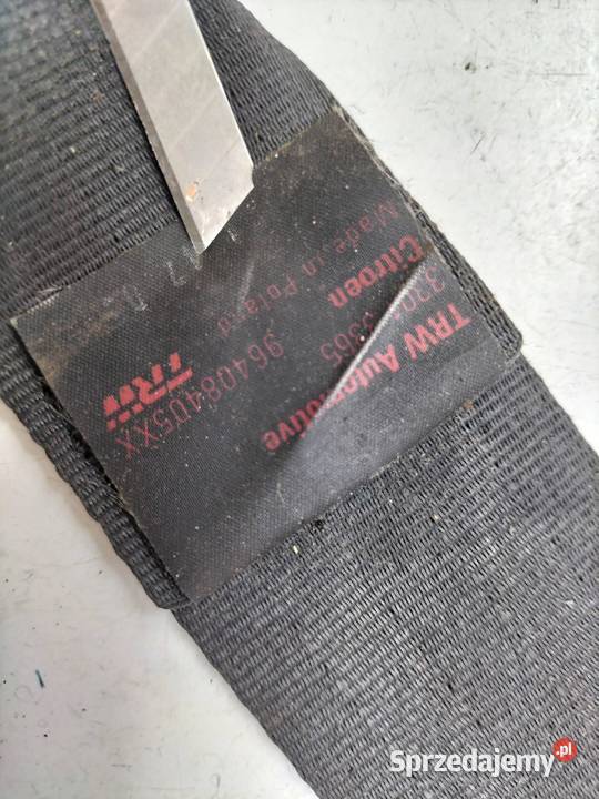 PAS BEZPIECZEŃSTWA LEWY PRZÓD KIEROWCY Citroen