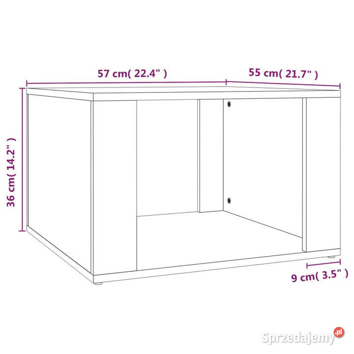 Szafka nocna dąb sonoma 57x55x36 materiał mazowieckie Warszawa