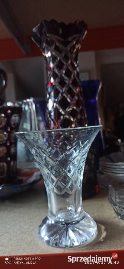 Wazon wazonik kryształowe szkło Szlifowanie w Gdańsk