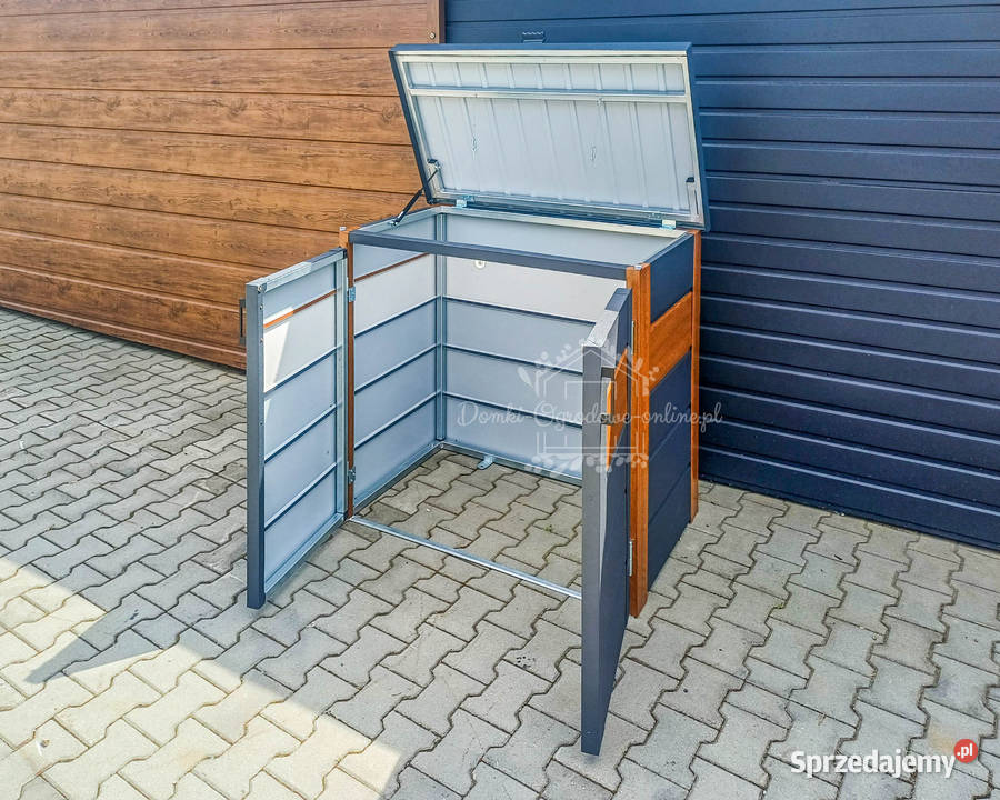 Zabudowa koszy na śmieci wiata śmietnikowa Kostomłoty sprzedam