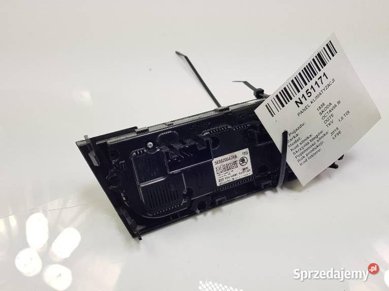 PANEL KLIMATYZACJI SKODA OCTAVIA III 5E0820047AB Pozostałe Lipno