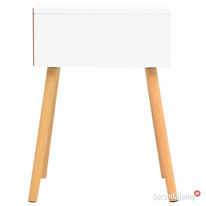 Szafka nocna biel i dąb sonoma 40x40x56 WM326805 Warszawa