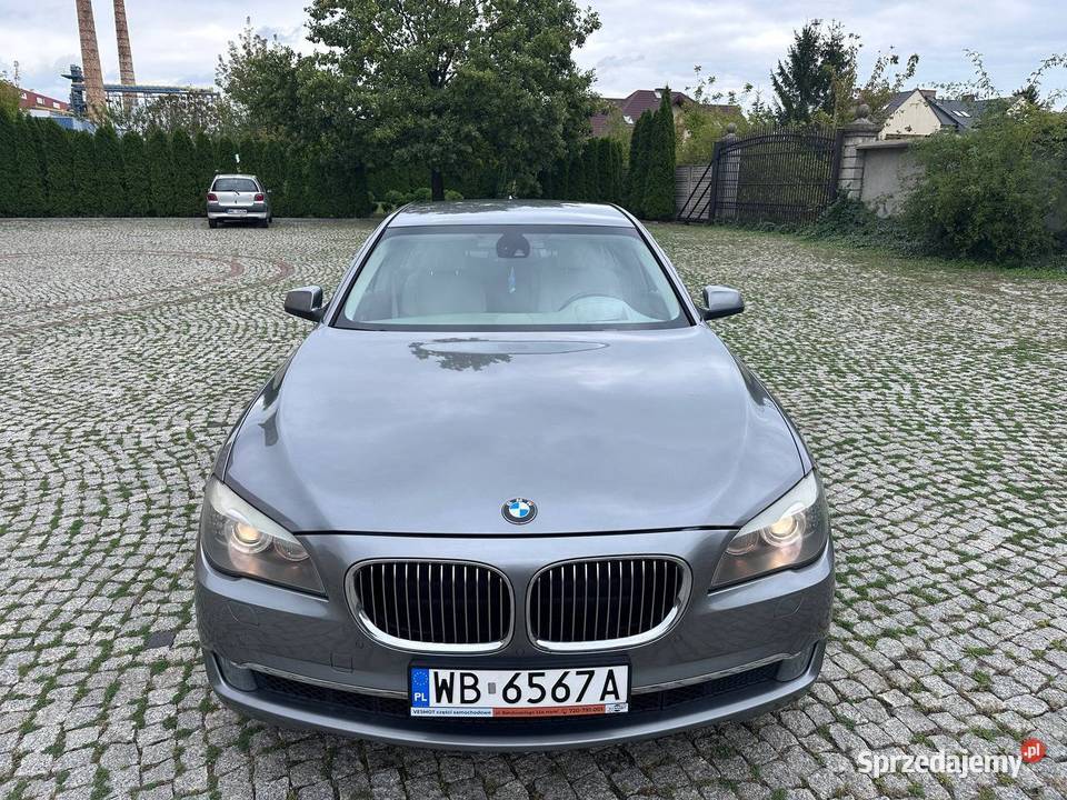 BMW 7 F01 30 Benzyna 740i Bogata Wersja Zamiana szary Warszawa sprzedam