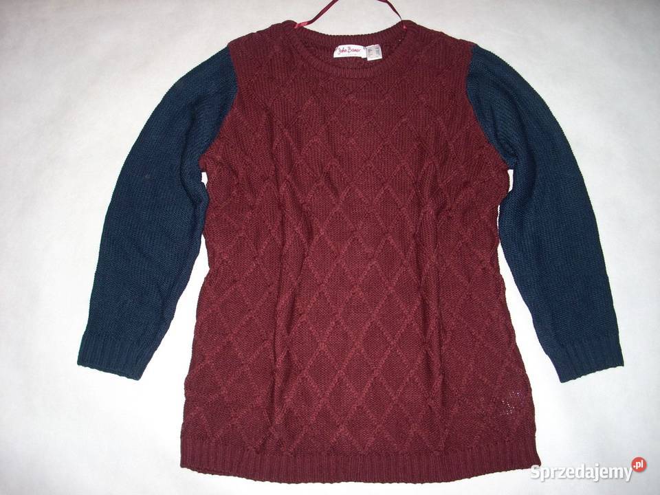 John Baner NOWY Sweter 44 46 burgundowy małopolskie Nowy Sącz