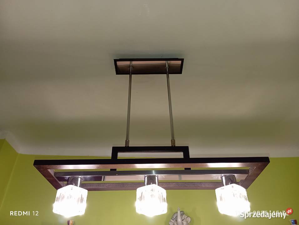 Lampa wisząca sufitowa na trzy żarówki śląskie Bytom sprzedam