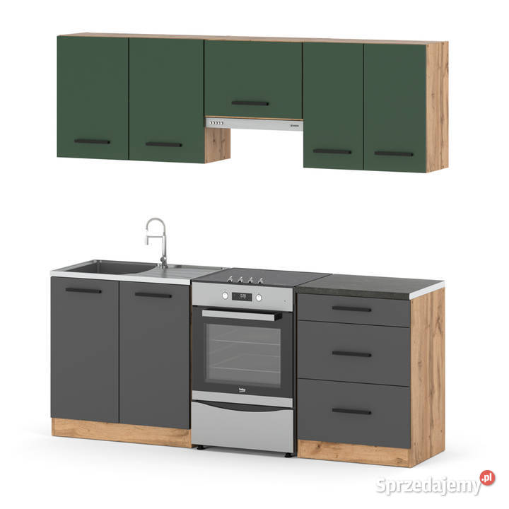 Kuchnia Mała Modułowa Z Blatem 2m Nowoczesna 200cm Elbląg sprzedam