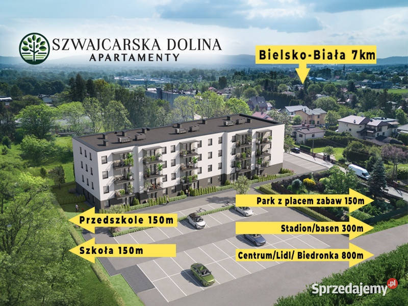 Nowe apartamenty Szwajcarska Dolina komfortowe Czechowice-Dziedzice