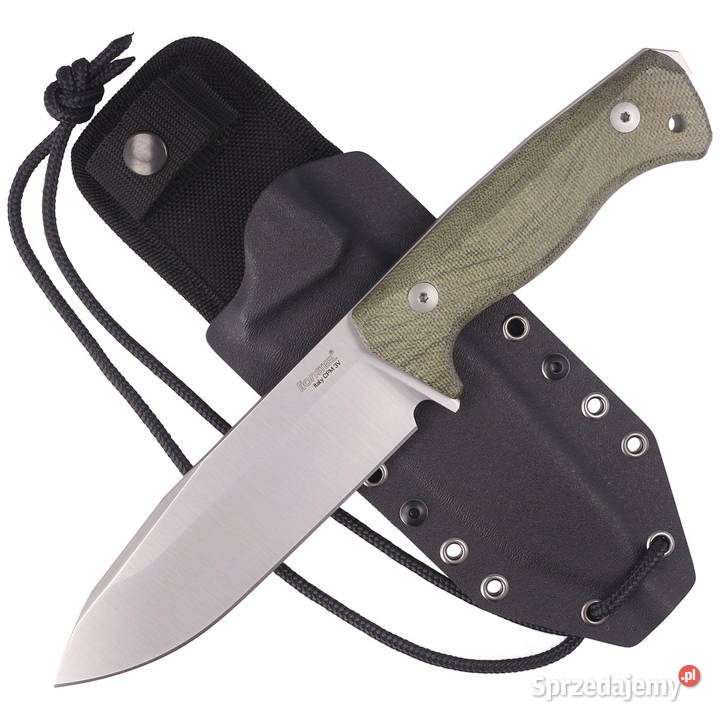 Nóż LionSteel Green Canvas Micarta Satin CPM 3V Warszawa