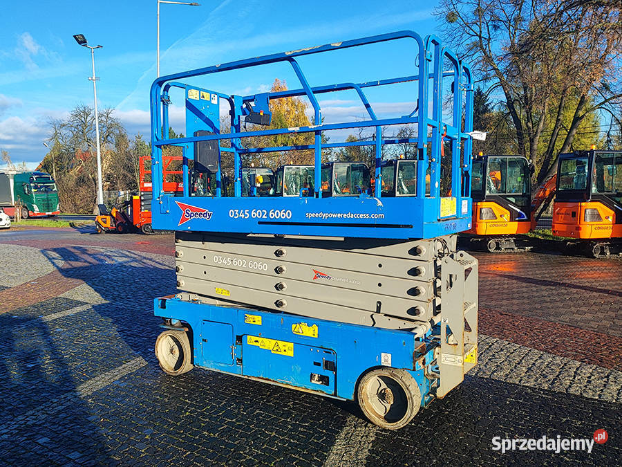 Podnośnik nożycowy zwyżka robocza Genie 3246 pełny VAT Dźwigi, podnośniki Kęty