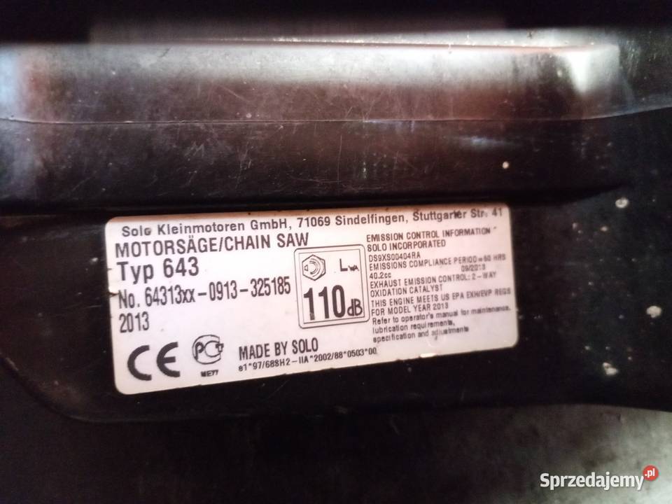 Solo 643 obudowa cewka pałąk Pozostałe Stalowa Wola
