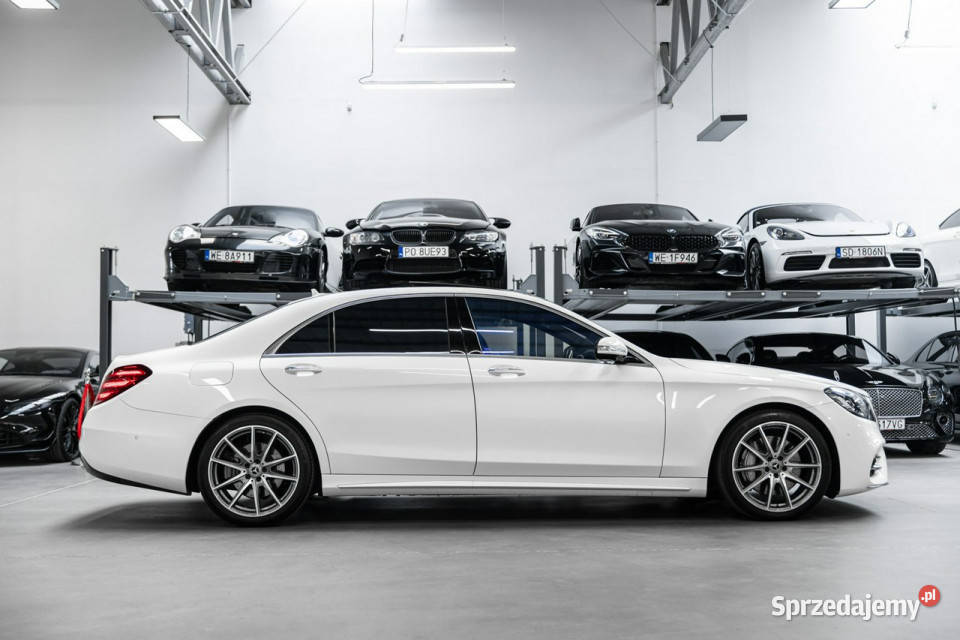 Mercedes S 400 Dociągi Head Up Burmester Węgrzce