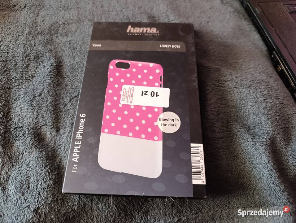 Etui w kropeczki świecące w ciemności Apple