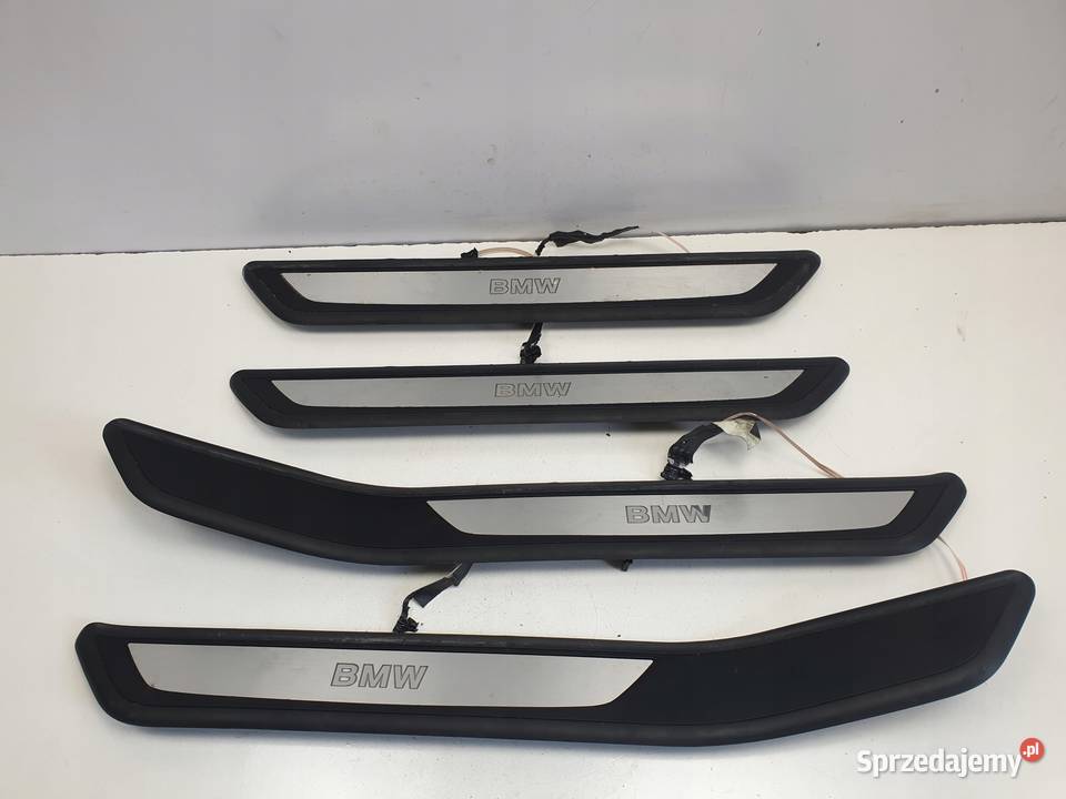 BMW F01 NAKŁADKA PROGOWA LISTWA Podświetlane Kpl Rudka