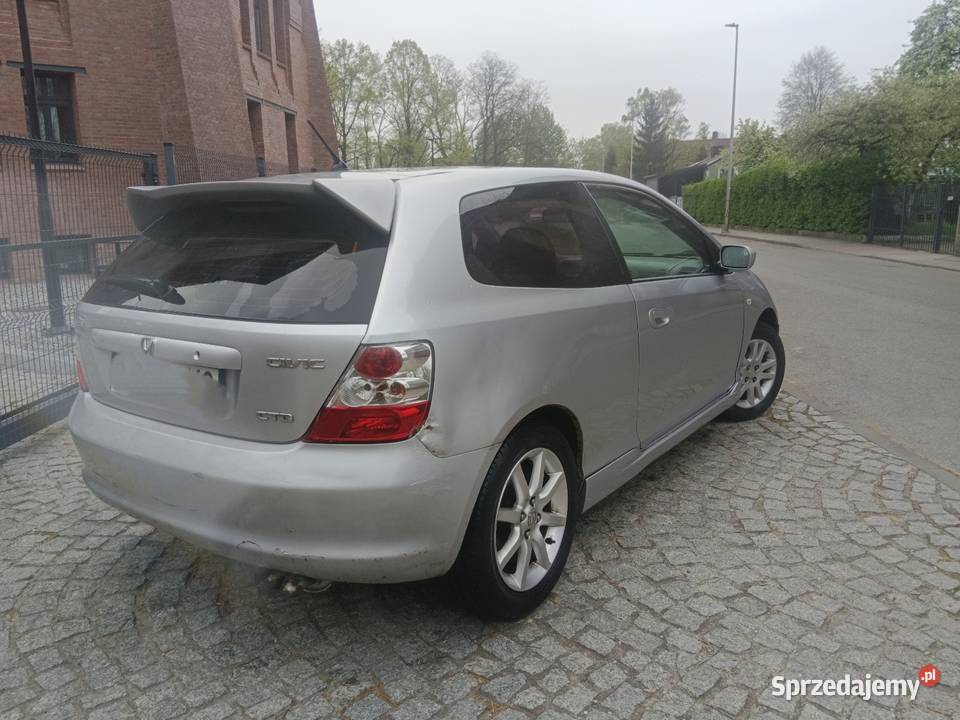 Honda Civic 7 2005 srebrny