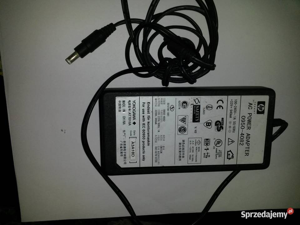 ZASILACZ HP 09504082 32V 940mA kabel Poznań