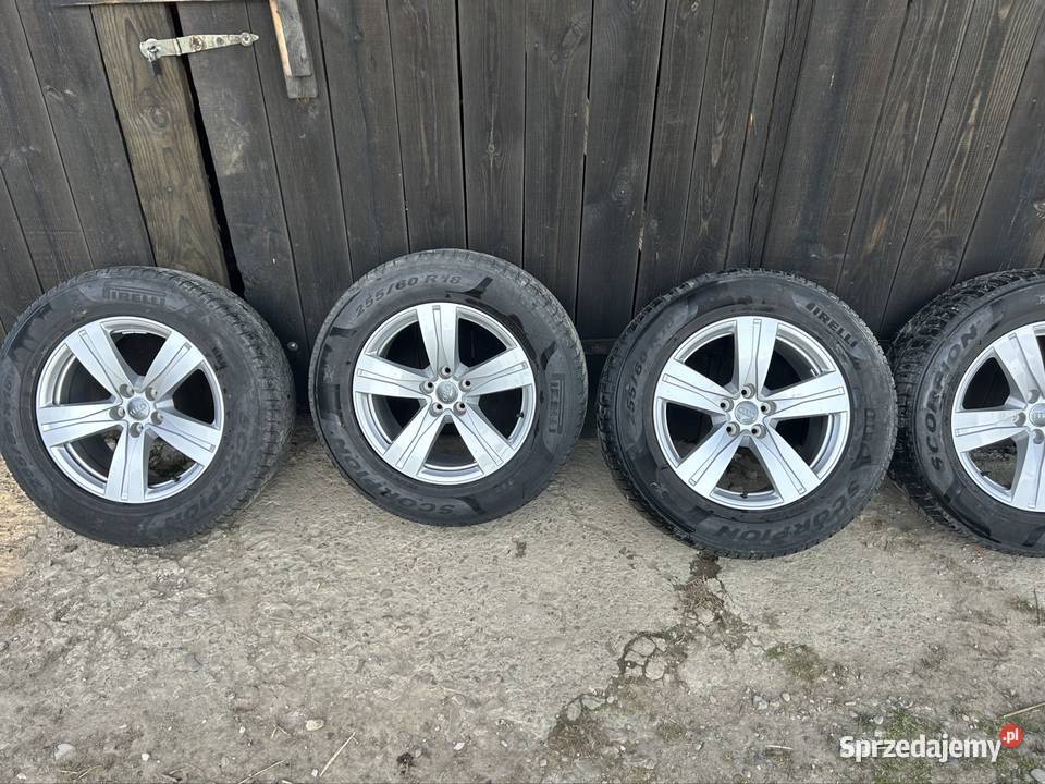 Orginalne Alufelgi 18 ET 25 Audi Q7 Q5 Q3 A4 B8 Czermna
