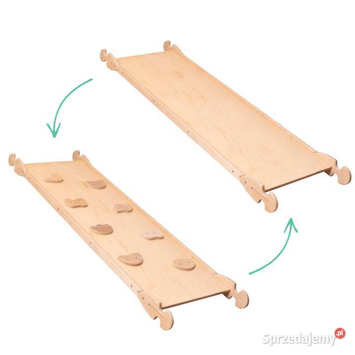 zjeżdżalnia dwustronna Skandiko drewno CE  Kraków sprzedam