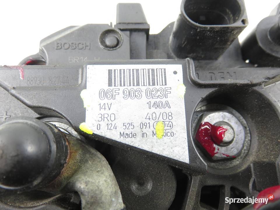 ALTERNATOR SKODA ROOMSTER 14 TDI 06F903023F osobowe małopolskie