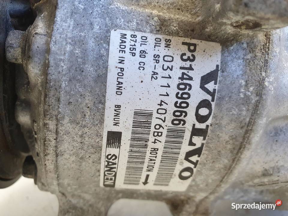 SPRĘŻARKA KLIMATYZACJI Volvo V40 II 20 D D2
