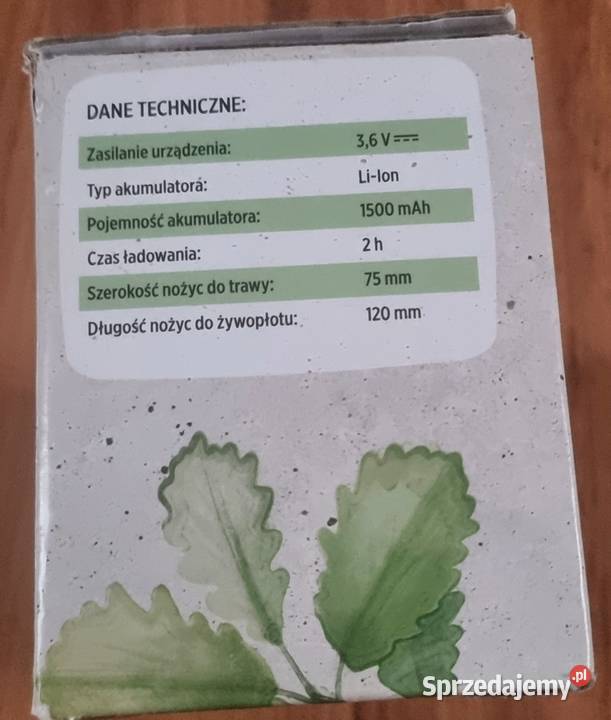 Akumulatorowe nożyce do trawy i żywopłotu 2w1 Jastrzębie-Zdrój