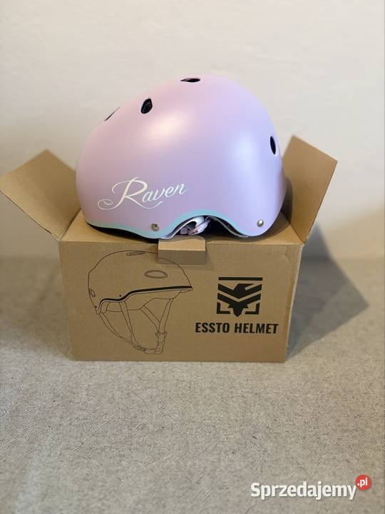 Kask Raven Essto fioletowy S5255 Sport i Wypoczynek Świeradów-Zdrój sprzedam