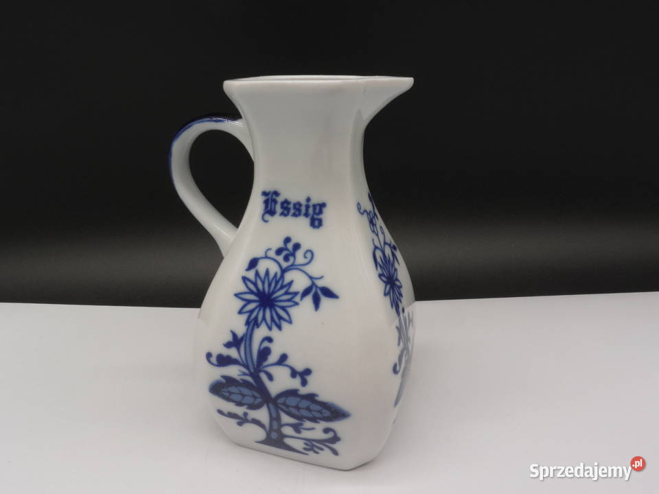 Porcelanowy dzbanuszek na ocet Essig Wzór Porcelana i szkło Porcelana i szkło wielkopolskie Raszków