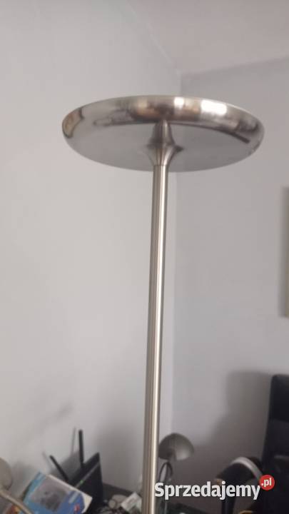Lampa stojąca LED kolor srebrny śląskie Częstochowa