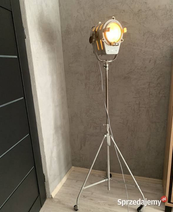 Vintage loft PRL lampa teatralno filmowa 1963r Poznań sprzedam