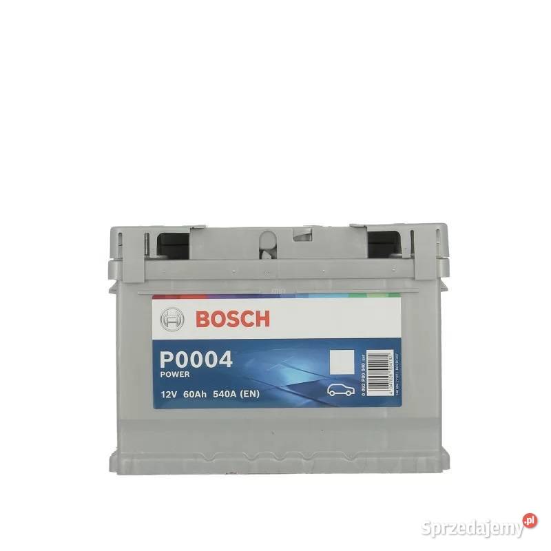 Akumulator Bosch 60Ah 540A EN P0004 PRAWY PLUS Chełm