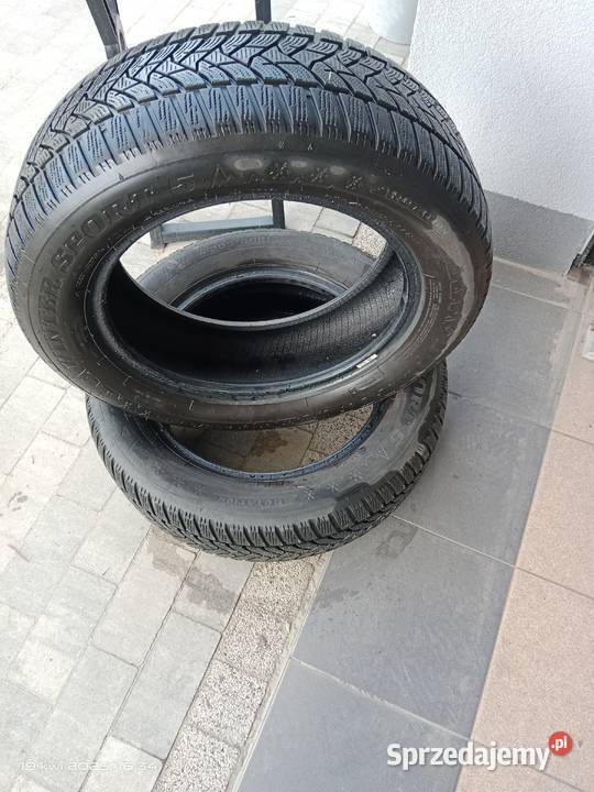 2 Opony zimowe Dunlop Winter Sport 5 2056016 5mm 60 podlaskie Białystok sprzedam
