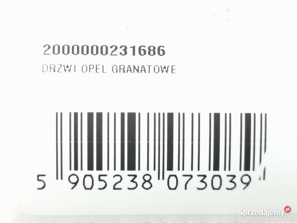 DRZWI LEWY PRZÓD OPEL CORSA D 20062011 GRANATOWE