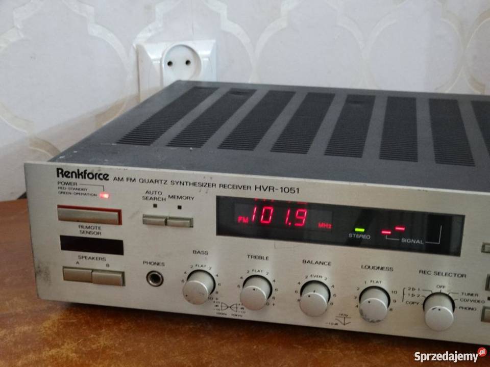 Amplituner Renkforce HVR1051 Vintage WYSYŁKA Jasło sprzedam