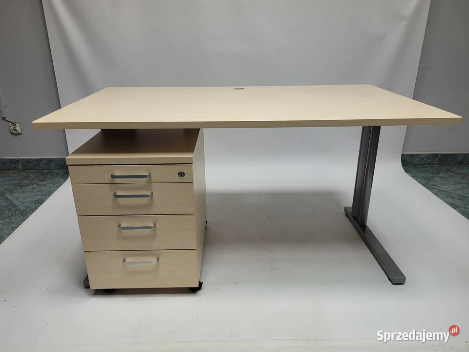 Zestaw mebli Maro brzoza polarna biurko 140x80 Poznań