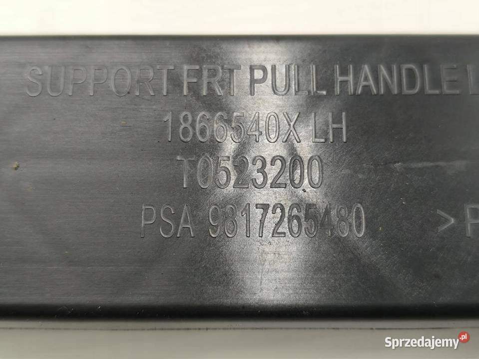 ŚLIZG ZDERZAKA LEWY PRZÓD PEUGEOT 5008 II
