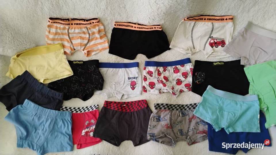 Bokserki chłopięce 15 sztukpar komplet Bielizna Grudziądz