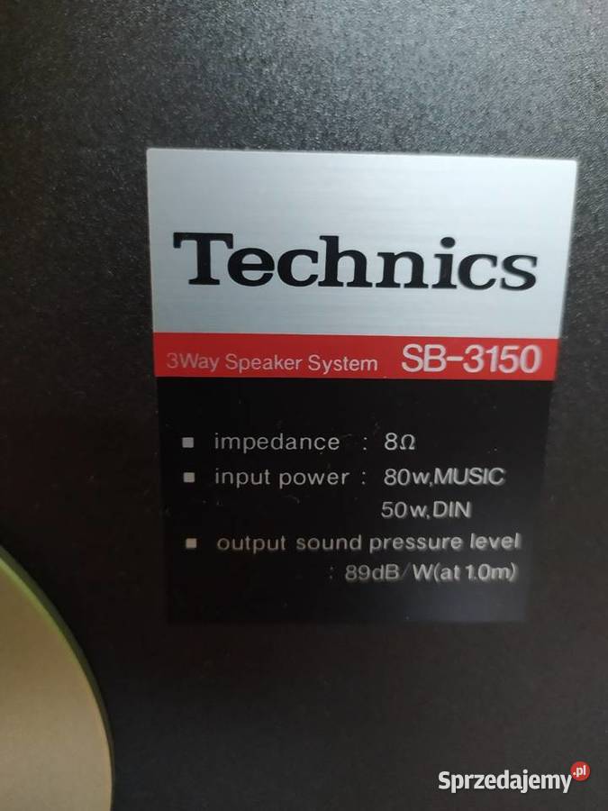 Wzmacniacz głośniki Technics suvz220 sb3150 Połczyn-Zdrój sprzedam