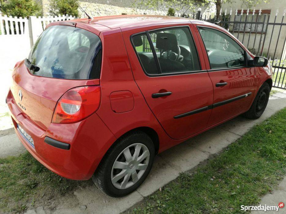 Renault Clio III 2007 benzyna gaz elektryczne lusterka Clio Biała