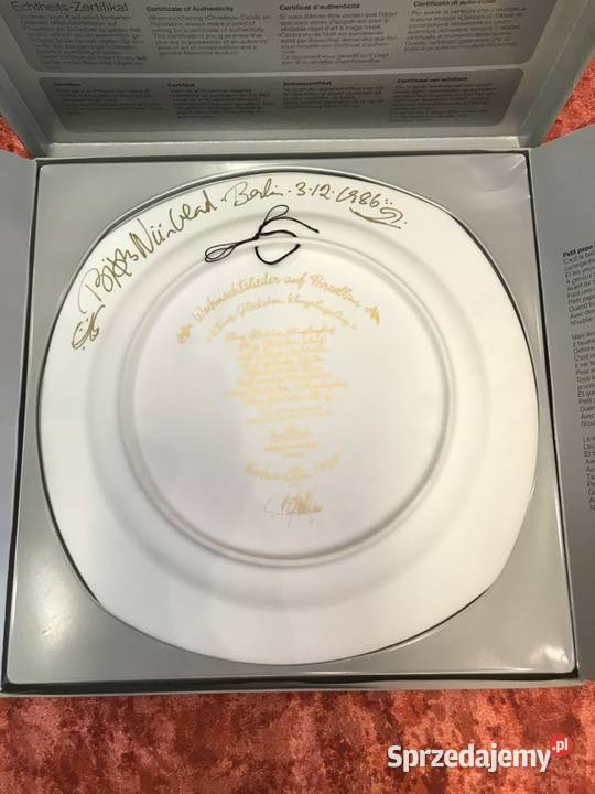 Talerz Rosenthal Bjrn Wiinblad Kolędy na Kielce sprzedam