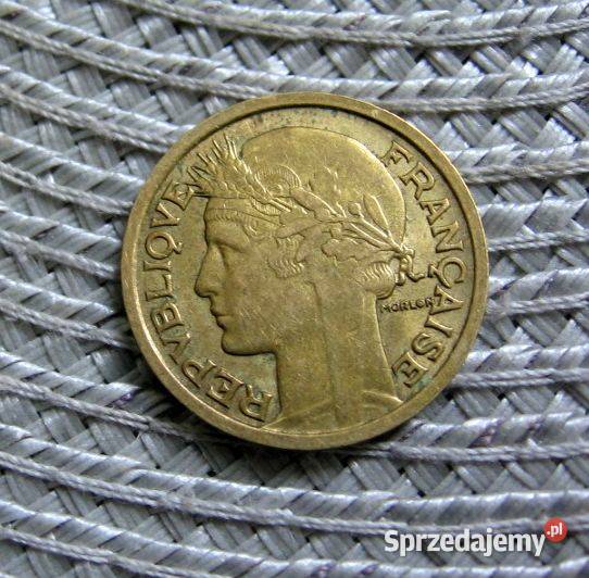 Francja 1 Frank 1939r Numizmatyka wielkopolskie Kalisz